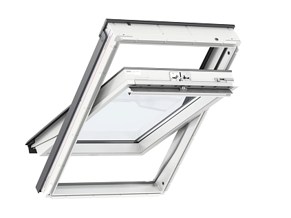 Купить Мансардное окно VELUX PREMIUM GGU MK08 0068 78х140см / Белое полиуретановое / ручка сверху / двухкамерное - изображение 1